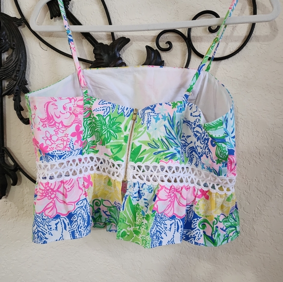 NWOT Cheek to cheek 2 piece Lilly Pulitzer. Size 8 skirt and top - Picture 5 of 5